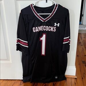 Under Armour Black and White South Carolina Gamecocks Jersey